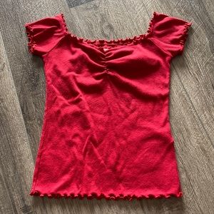 Hollister off the shoulder top